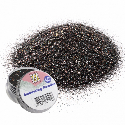 Embossingpulver Nellie - Black-Rainbow - 7 gram