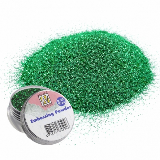 Embossingpulver Nellie - Green Glitter - 7 gram