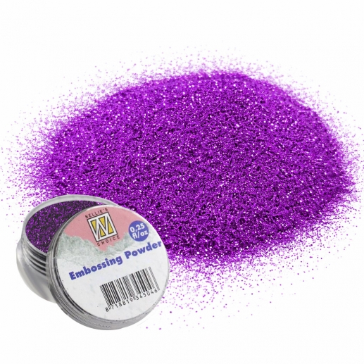 Embossingpulver Nellie - Violet-Fuchsia Glitter - 7 gram