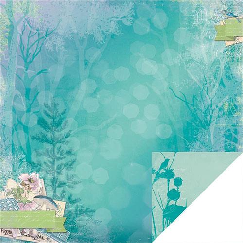 Papper Bo Bunny Enchanted Garden Scrapbooking