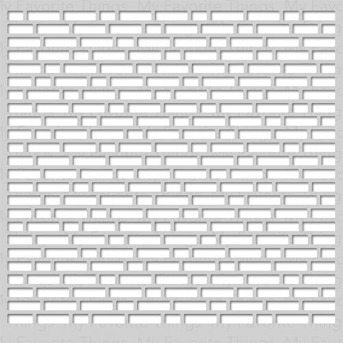 Schablon 6x6 English Brick Wall My Favorite Thing Stencil