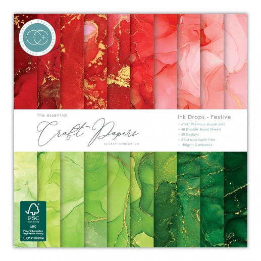 Paper Pad 6x6 - Craft Consortium - Festive