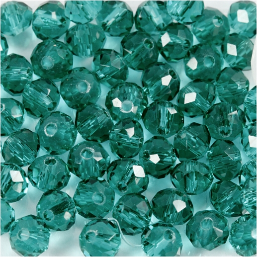 Facettpärlor Gröna Dia 4 mm 45 st Glaspärlor