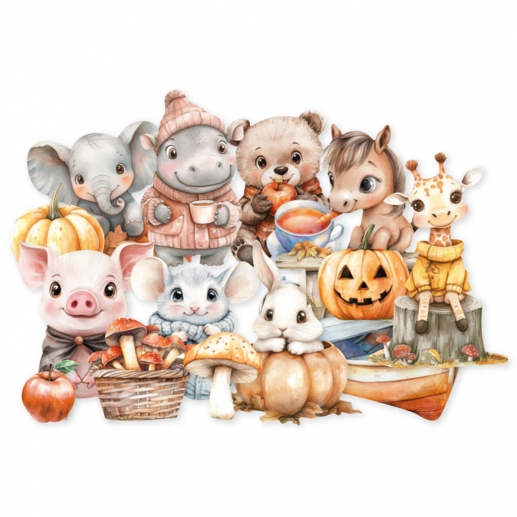 Die Cuts Studio Light - Fall in Love Autumn - 18 delar