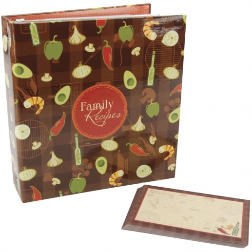 D-Ring Family Recipes Album MBI till scrapbooking, pyssel och hobby