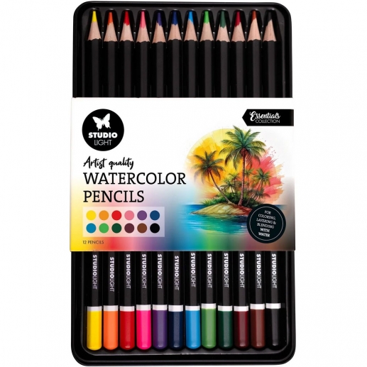 Akvarellpennor 12 st - Artist Quality Essentials Pencils
