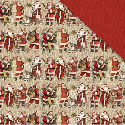 Papper Fabscraps Christmas Memories Father Julpyssel