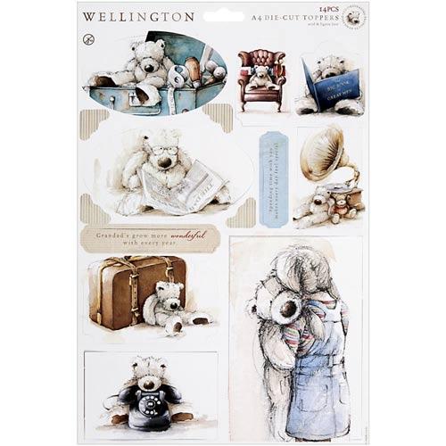 Wellington’s Topper sheet A4 Feel Special Die Cuts Chipboard