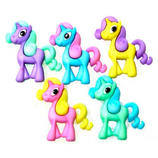 Figur knappar - Enhörningar - Unicorn Squad