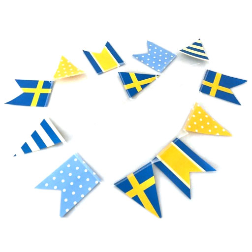 Studentvimplar, Sverige Flagga, Flaggor Flaggspel