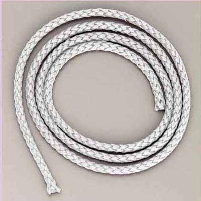 Flätat Läderband 5 mm Vit 1 meter Imiterat Läder Snöre Band