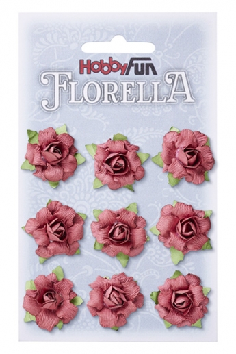 Florella Mullberry Flowers - Bordeaux - 30 mm - 9 st