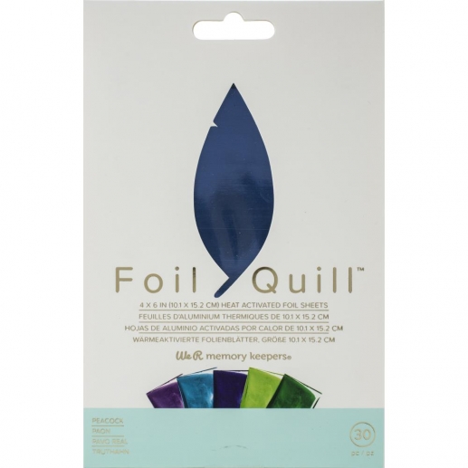 Foil Quill Foil Sheets We R Memory Keepers - Peacock