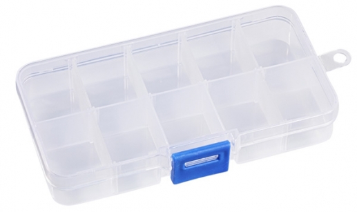 Förvaringsbox - Transparent - 13x6,5x2,2 cm