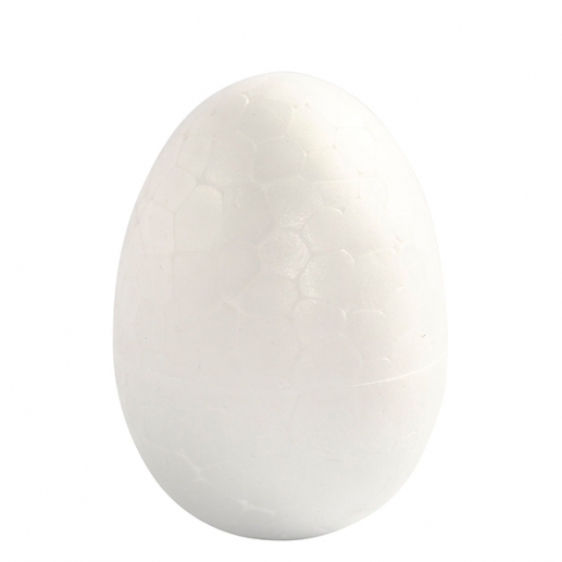 Frigolit Ägg Höjd: 6 cm 50 st Frigolitägg