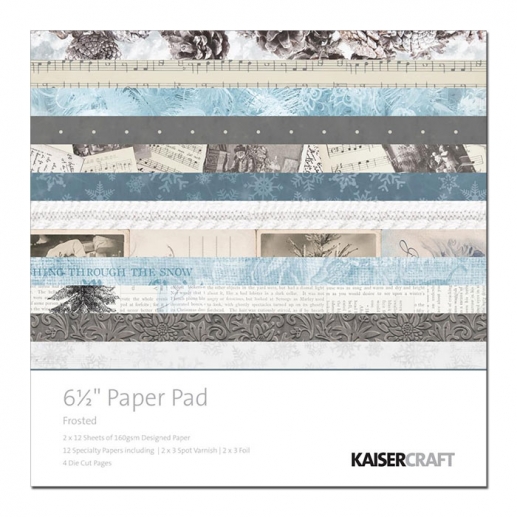 Paper Pad 6.5”x6.5” Frosted Kaisercraft Scrapbooking Papper