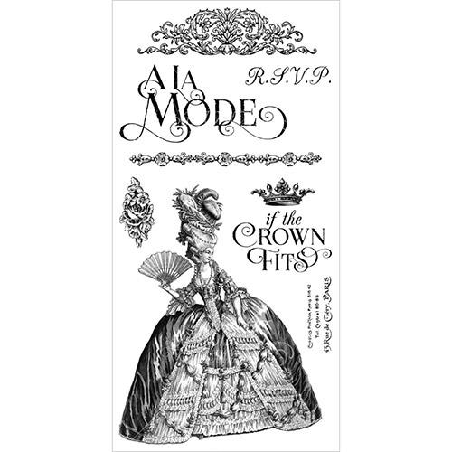 Graphic 45 Cling Stamps Gilded Lily #1 till scrapbooking, pyssel och hobby