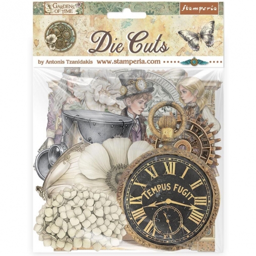 Die Cuts Stamperia Chipboard - Gardens of Time