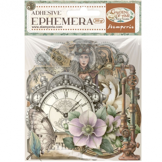 Die Cuts Stamperia Ephemera - Gardens of Time - 40 st