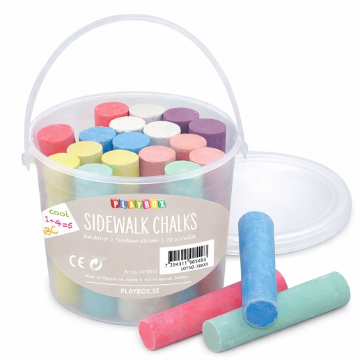 Gatukritor Mixade Färger L: 10 cm 20 st till scrapbooking, pyssel och hobby