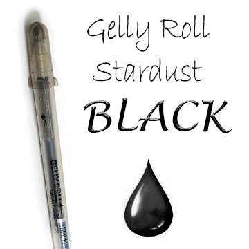 Gelly Roll Penna Stardust Black Sakura Gelpennor