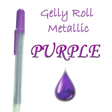 Gelly Roll Penna Metallic Purple Sakura Gelpennor