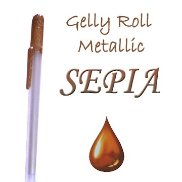 Gelly Roll Penna Metallic Sepia Sakura Gelpennor
