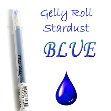 Gelly Roll Penna Stardust Blue Sakura Gelpennor