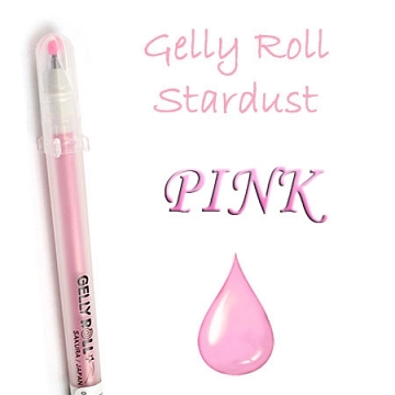 Gelly Roll Penna Stardust Pink Sakura Gelpennor