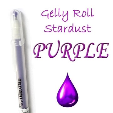 Gelly Roll Penna Stardust Purple Sakura Gelpennor