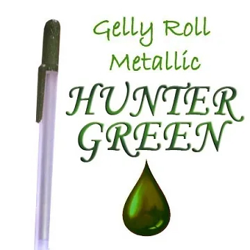 Gelly Roll Penna Metallic Hunter Green Sakura Gelpennor