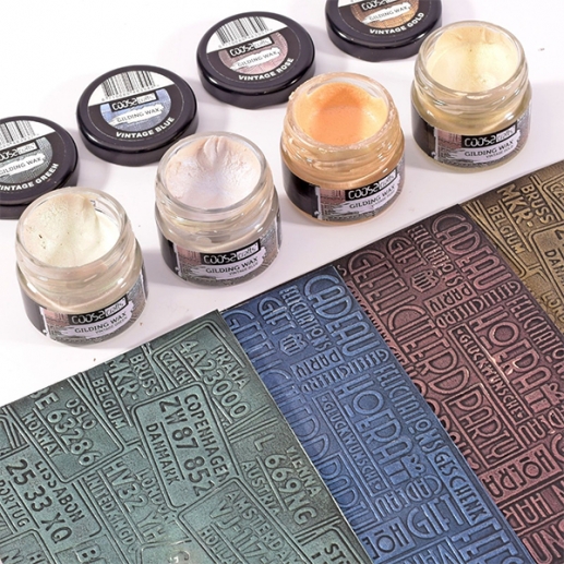 Gilding Vax Coosa Crafts Vintage set 4 st á 20 ml Specialfärg