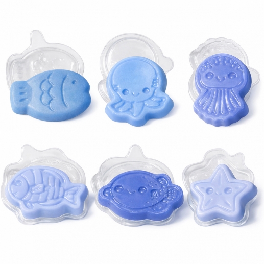 Gjutform Havstema - 6 st Motiv - 4 - 6 cm