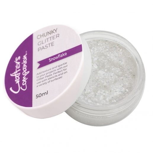 Glitter Paste Chunky - Snowflake - Crafters Companion