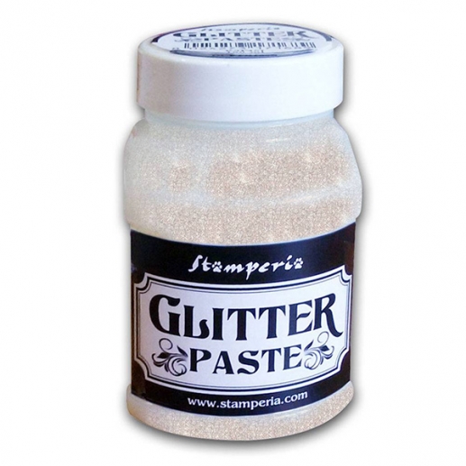 Glitter Paste Stamperia - Transparent Iridescent