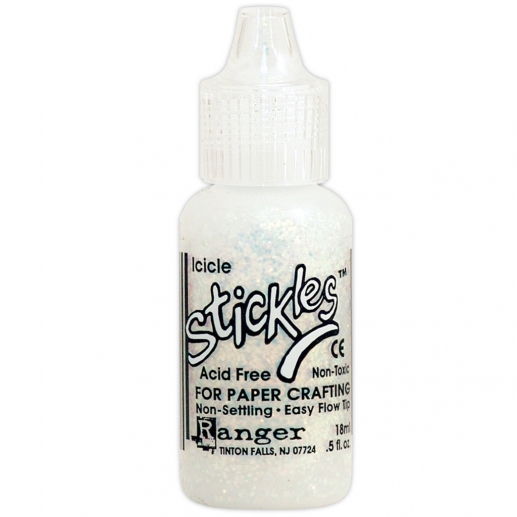 Glitterlim Stickles Ranger Icicle till scrapbooking, pyssel och hobby