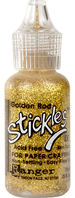 Glitterlim Stickles Ranger Golden Rod till scrapbooking, pyssel och hobby