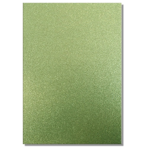 Glitterpapper A4 Paper Line 120 gr Grön 10-pack