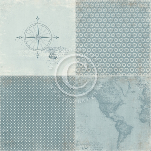 Papper Pion Design Legends of the Sea Go west 4 x 6x6