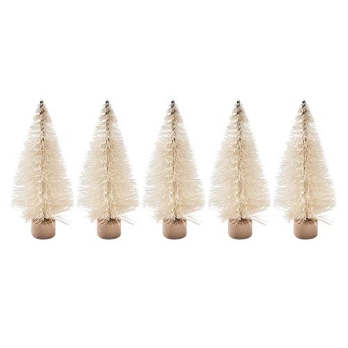 Tim Holtz Woodlands Mini Trees 5 st Ivory