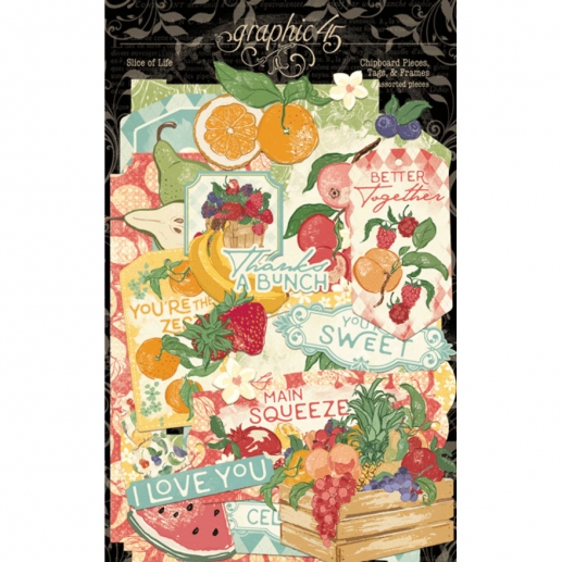 Chipboard Pieces, Tags & Frames - Slice of Life - Graphic 45