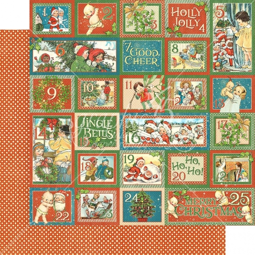 Graphic 45 Papper - Christmas Magic - Countdown Surprise