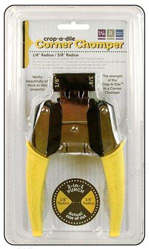 Crop-A-Dile Corner Chomper Tool - Rounded Yellow