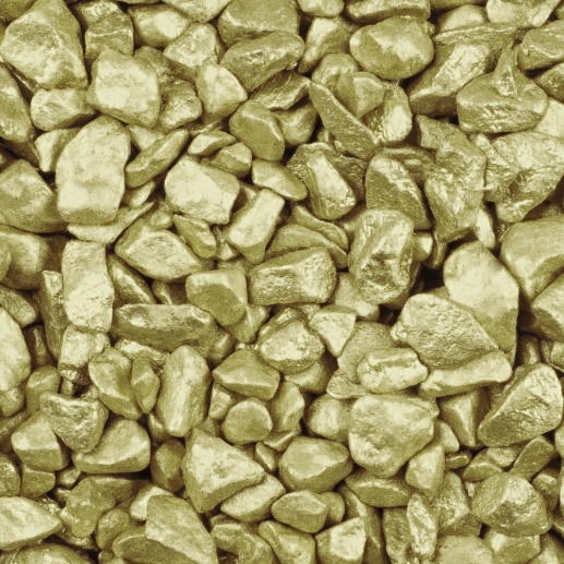 Dekorationssten Guld 750 g Sten Sand Miniatyr