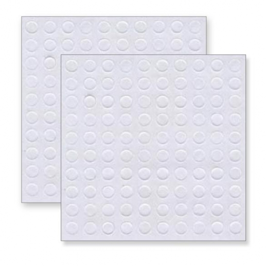 Häftkuddar Runda 6 mm 100 st Vita Foamtejp