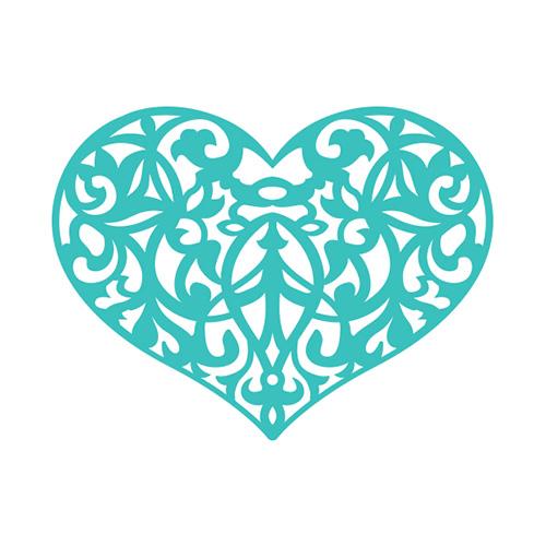 Ultimate Craft Dies Ornate Heart Dekorationer DIY