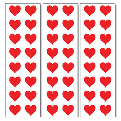 Stickers Mrs Grossman’s Hjärtan 48 st Bröllop Kärlek Alla Hjärtans Dag