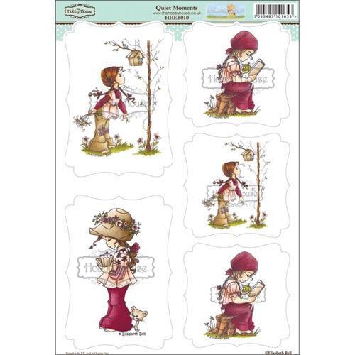 Elisabeth Bell Topper Sheet A4 Quiet Moments Die Cuts Chipboard