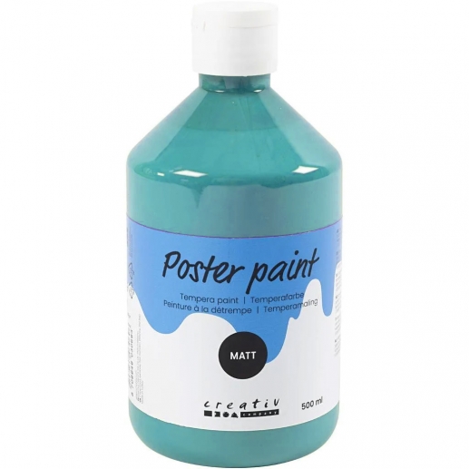 Hobbyfärg Turkos Matt 500 ml till scrapbooking, pyssel och hobby