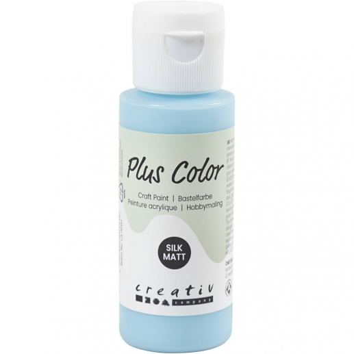 Akrylfärg PLUS Color 60 ml Ice blue Hobbyfärg